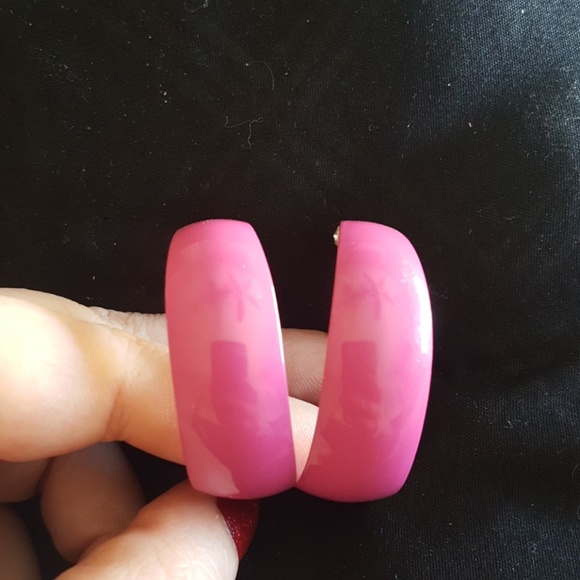 Cute pinkish mauve earrings - Picture 1 of 2